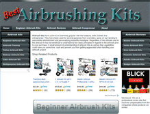 Tablet Screenshot of bestairbrushingkits.com